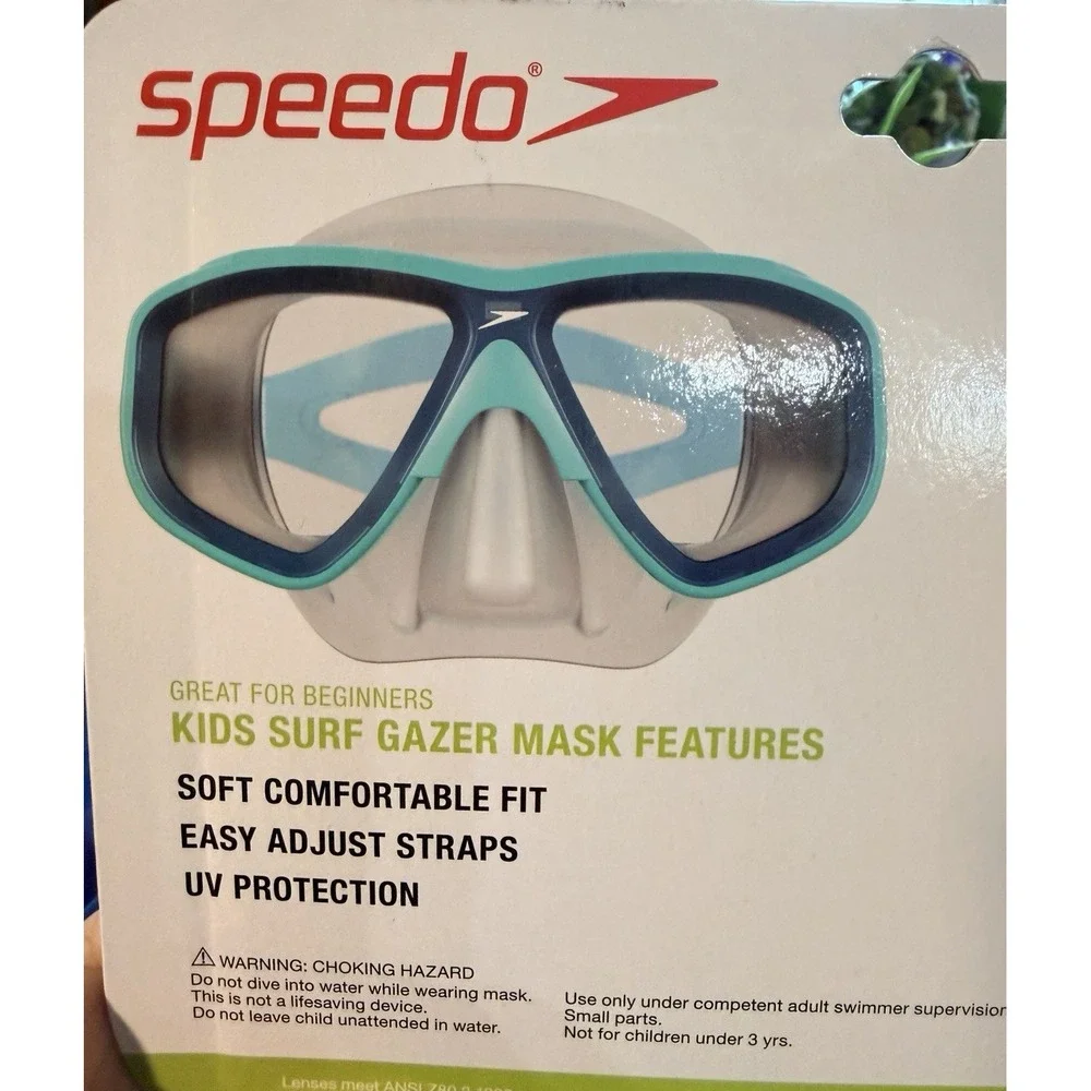Clear Summer Tote - Kid's Snorkel Set, Mini Pool, Beach Balls & Speedo Swim Mask